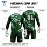 Custom Wild Energy Soccer Goalkeeper Jersey Set